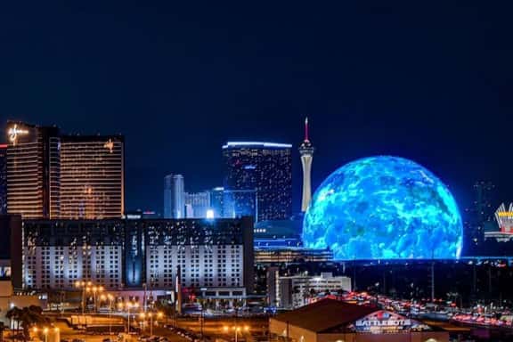 Sphere & Strip View | MGM Signature Jacuzzi Suite - Image 1
