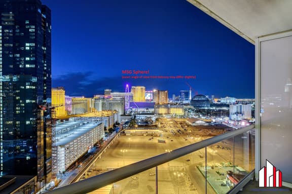 MGM Signature-03-821 1Br2Ba F1/Strip View Balcony