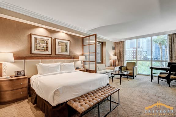 Strip Views + Jacuzzi | MGM Signature Studio Suite - Image 1